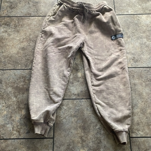 Alphalete Women’s Heavy Weight Washed Terry Joggers Smoky Quartz Large - Picture 5 of 13